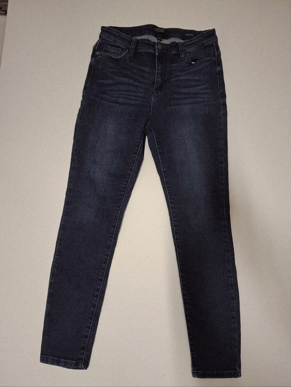 Judy Blur Dark Wash Women's Skinny Fit Jeans - Navy Blue Size 11/30